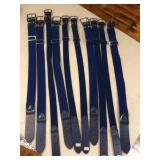 Blue baseball / softball belts adjustable mixed