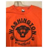 Washington Panthers circle  paw print YOUTH LARGE