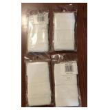 4 pair Markwort white wristbands