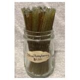 Blue Raspberry honey sticks in jar apx 48 pcs