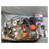 Nails, wax gasket, wire, screws, drain assembly,