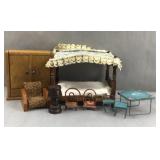 Vintage dollhouse furniture