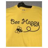 XL bee happy shirt