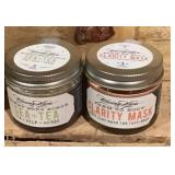 2 count 2 ounce honey body scrub