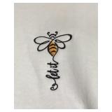 XL let it bee embroidered sweatshirt