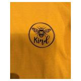 EX LG yellow " bee " kind shirt - new