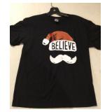 3 count Youth Large Believe Santa mustache