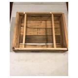 Wood crate used for retail display