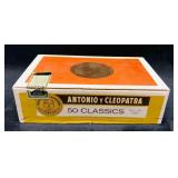 Vintage Antonio Y Cleopatra Empty Cigar Box