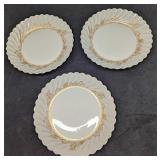 3 Retired Haviland Ladore Coupe Soup Bowls