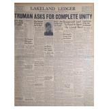 Vintage Bound Florida Lakeland Ledger April To Jun