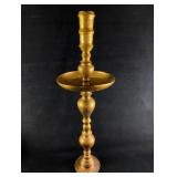 Vintage Moroccan Brass Floor Candleholder