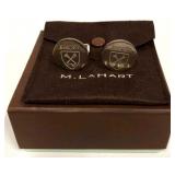 M. Lahart & Co. Sterling Silver Cuff Links Emory U