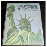 United States Liberty Stamp Album With Stamps