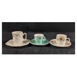 Small Tea Cups and Saucers