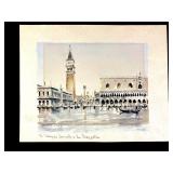 Herbelot Watercolor Copy of Venice Harbor