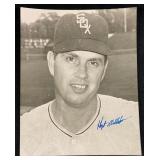 Autographed Hoyt Wilhelm Baseball Photograph