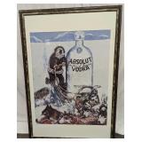 S&N Absolut Vodka Alaska Alex D. Combs Print