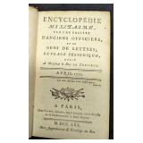 Antique French Hardcover Encyclopedie Militaire Av