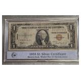 1935A $1 Silver Certificate Hawaii Brown Seal VG