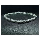 Sterling Silver Round Link Chain Bracelet