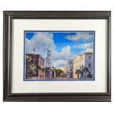 Framed Charleston Saint Michaels Print