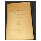 1895 Vie De Planat De La Faye Softcover Book