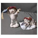 Two Dreamsicles Figurines (1) "Graduation Day" (2)