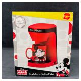 Disney Mickey Mouse Single Serve Coffee Maker Incl