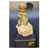 Vintage Malcolm Moran Child Bronze Sculpture