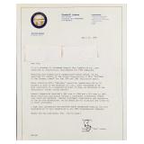 Signed Senator Donald "Buz" Lukens Letter