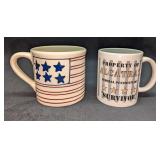 2 Property Of Alcatraz & Stars & Stripes Mugs