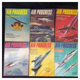 Air Progress Magazine 1965 Lot of 6 Six Magazines