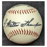 J Walter Thompson Autographed Baseball