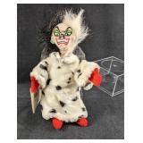 Disney Cruella De Vil Plush 101 Dalmatians Disney