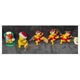 5 Disney Winnie The Pooh Ornaments