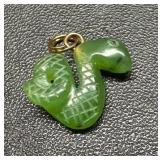 Jade Snake Pendant