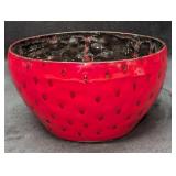 Vintage Handmade Pohl Ceramic Strawberry Bowl