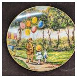 Balloon Man Plate 1979 by Dominic John Mingolla