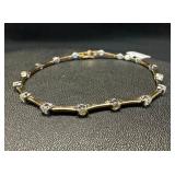 1.39 Ctw Diamond Bracelet in 14k Gold