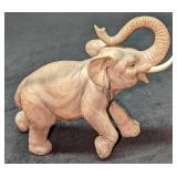 Andrea By Sadek Small Ceramic Trunk Up Elephant