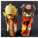 Two Vintage Mandarin Brand Art Doll Girls