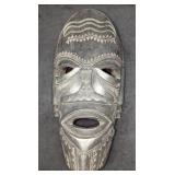 Hand Carved Wooden Tribal Botswana Art Mask