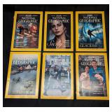 6 1980s 1990s National Geographic Magazines NGK