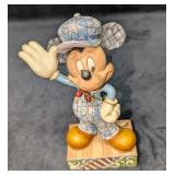 Jim Shore Signed Disney Mickey Train Engineer Figu