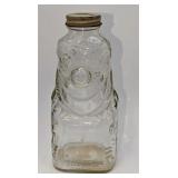 Vintage Glass Clown Grapette Syrup Bottle Bank