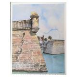 Pat Madden Signed Castillo de San Marcos Print 386