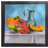 Original Acrylic On Canvas Fruits & Vegetables