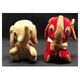 2 Mini Plush Stuffed Animal Elephants From Japan 5