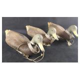 3 QUACK 10th Anniversary Duck Decoys Hard Plastic